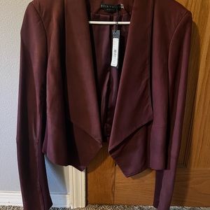 Alice & Olivia Blazer REAL Goat Leather NWT